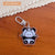 1 Piece Cute Dog Bear Flower Arylic Women's Keychain