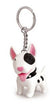 1 Piece Cute Dog Rubber Metal Unisex Bag Pendant Keychain