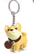 1 Piece Cute Dog Rubber Metal Unisex Bag Pendant Keychain