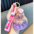 1 Piece Cute Donuts Arylic Alloy Women's Bag Pendant Keychain