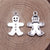 1 Piece Cute Gingerbread Alloy Plating Pendant Jewelry Accessories