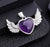 1 Piece Cute Heart Shape Alloy Inlay Jewelry Accessories