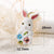 1 Piece Cute Rabbit Fox Cat Copper Enamel Inlay Jewelry Accessories