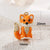 1 Piece Cute Rabbit Fox Cat Copper Enamel Inlay Jewelry Accessories