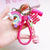 1 Piece Cute Rainbow Star Bell Metal Unisex Bag Pendant Keychain