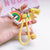 1 Piece Cute Rainbow Star Bell Metal Unisex Bag Pendant Keychain