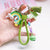 1 Piece Cute Rainbow Star Bell Metal Unisex Bag Pendant Keychain