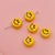 1 Piece Cute Smile Face Ceramics Jewelry Accessories