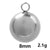 1 Piece Diameter 10mm Diameter 6 Mm Diameter 8mm 304 Stainless Steel 18K Gold Plated Round Pendant