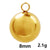 1 Piece Diameter 10mm Diameter 6 Mm Diameter 8mm 304 Stainless Steel 18K Gold Plated Round Pendant