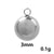 1 Piece Diameter 10mm Diameter 6 Mm Diameter 8mm 304 Stainless Steel 18K Gold Plated Round Pendant