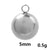 1 Piece Diameter 10mm Diameter 6 Mm Diameter 8mm 304 Stainless Steel 18K Gold Plated Round Pendant