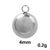 1 Piece Diameter 10mm Diameter 6 Mm Diameter 8mm 304 Stainless Steel 18K Gold Plated Round Pendant