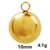 1 Piece Diameter 10mm Diameter 6 Mm Diameter 8mm 304 Stainless Steel 18K Gold Plated Round Pendant