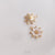 1 Piece Diameter 11mm 13.5mm Diameter Diameter 14mm Copper Zircon 14K Gold Plated Flower Polished Pendant