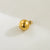 1 Piece Diameter 4mm Diameter 5mm Diameter 8mm Hole 2~2.9mm Stainless Steel 14K Gold Plated Ball Polished Pendant