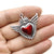 1 Piece Diameter 4mm Zinc Alloy Heart Shape Pendant