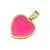 1 Piece Elegant Heart Shape Copper Enamel Plating Jewelry Accessories