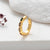 1 Piece Elegant Shiny Geometric Eye Snake Plating Inlay Stainless Steel Zircon 18k Gold Plated Ear Cuffs