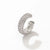 1 Piece Fairy Style C Shape Plating Inlay Copper Pearl Zircon Gold Plated Silver Plated Ear Clips