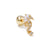 1 Piece Fashion Animal Inlay Copper Zircon Ear Studs