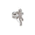 1 Piece Fashion Animal Inlay Copper Zircon Ear Studs