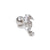 1 Piece Fashion Animal Inlay Copper Zircon Ear Studs