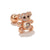 1 Piece Fashion Animal Inlay Copper Zircon Ear Studs