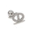 1 Piece Fashion Animal Inlay Copper Zircon Ear Studs