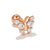 1 Piece Fashion Animal Inlay Copper Zircon Ear Studs