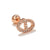 1 Piece Fashion Animal Inlay Copper Zircon Ear Studs