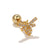 1 Piece Fashion Animal Inlay Copper Zircon Ear Studs