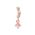 1 Piece Fashion Animal Inlay Copper Zircon Ear Studs