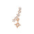 1 Piece Fashion Animal Inlay Copper Zircon Ear Studs