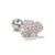 1 Piece Fashion Animal Inlay Copper Zircon Ear Studs