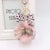 1 Piece Fashion Bow Knot Leopard Pu Leather Women's Bag Pendant Keychain