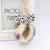 1 Piece Fashion Bow Knot Leopard Pu Leather Women's Bag Pendant Keychain