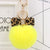 1 Piece Fashion Bow Knot Leopard Pu Leather Women's Bag Pendant Keychain