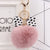 1 Piece Fashion Bow Knot Leopard Pu Leather Women's Bag Pendant Keychain