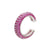 1 Piece Fashion C Shape Plating Copper Zircon Ear Clips