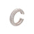 1 Piece Fashion C Shape Plating Copper Zircon Ear Clips