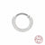 1 Piece Fashion Circle Silver Plating Inlay Zircon Nose Ring