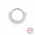 1 Piece Fashion Circle Silver Plating Inlay Zircon Nose Ring