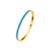 1 Piece Fashion Circle Titanium Steel Polishing Bangle