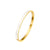 1 Piece Fashion Circle Titanium Steel Polishing Bangle