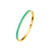 1 Piece Fashion Circle Titanium Steel Polishing Bangle