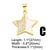 1 Piece Fashion Cross Star Moon Copper Enamel Plating Inlay Zircon 18k Gold Plated Pendants Jewelry Accessories