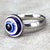 1 Piece Fashion Devil's Eye Titanium Steel Plating Rings