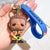 1 Piece Fashion Doll Pvc Silica Gel Unisex Keychain