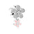 1 Piece Fashion Flower Alloy Plating Inlay Rhinestones Jewelry Accessories